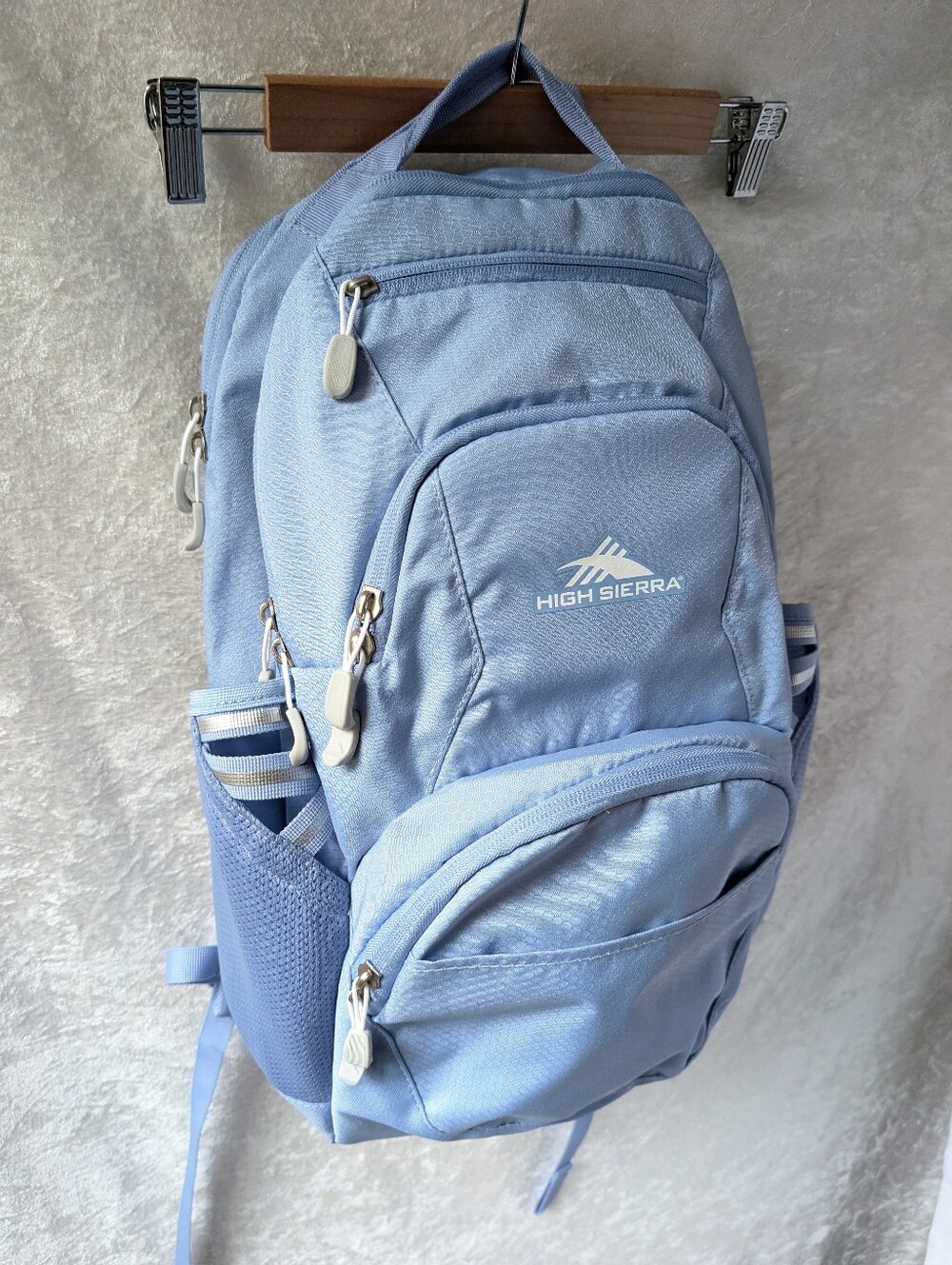 New! High Sierra Laptop 5 Zip Pocket Double Drink Holder Padded School Backpack